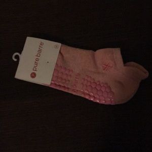 Pure Barre Breast Cancer Socks